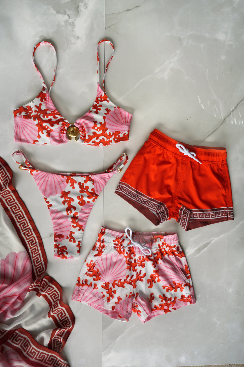 Coral Kids Trunks